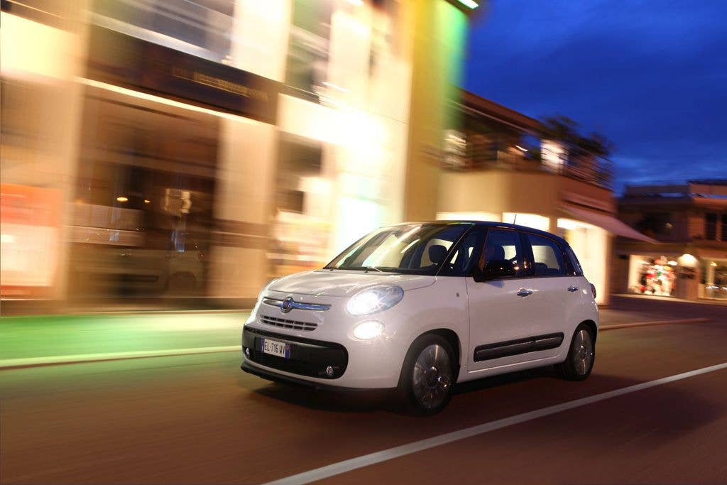 Fiat 500L on the streets