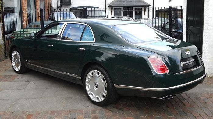 2012 Bentley Mulsanne - ex-Queen Elizabeth II rear 3/4