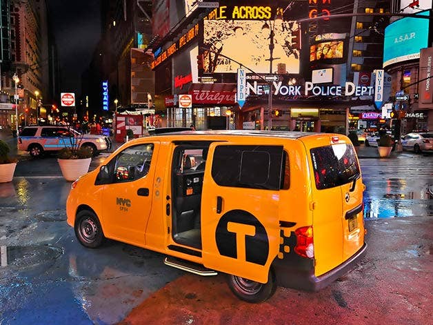 Nissan NV200 taxi cab in New York