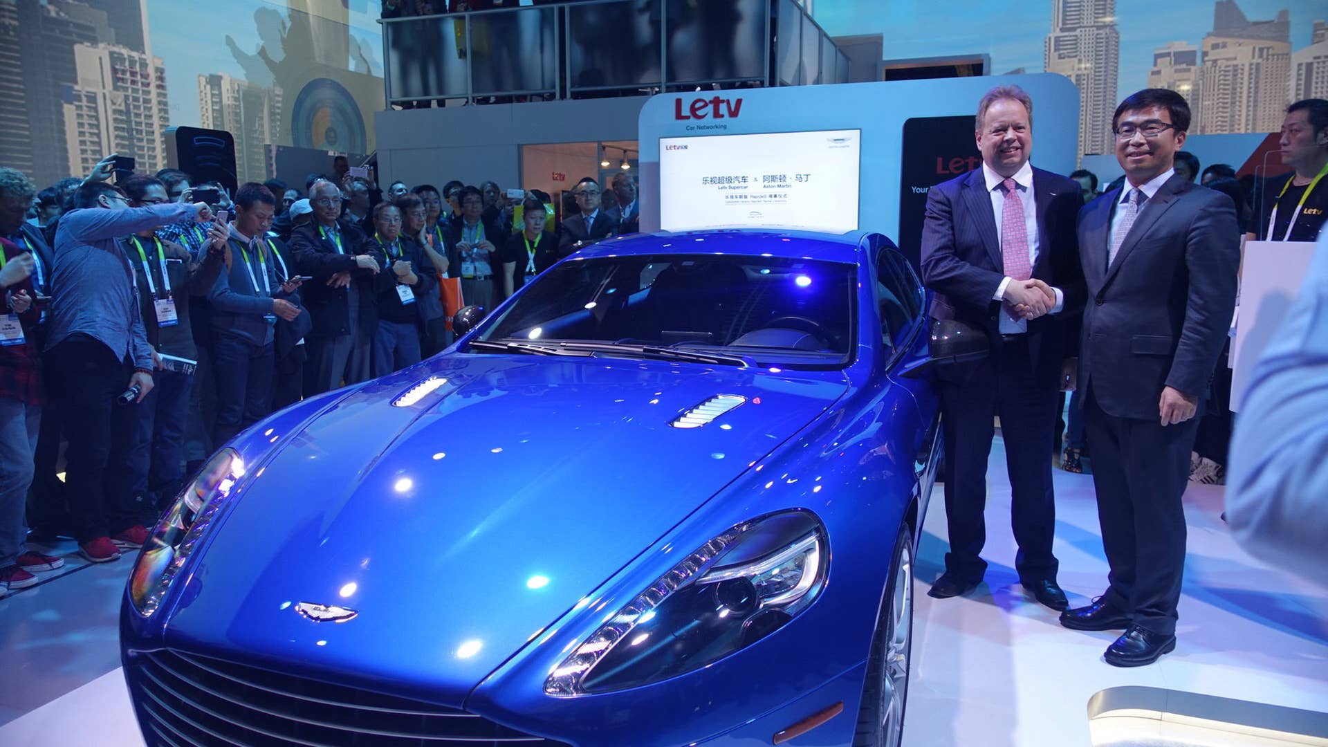 Aston Martin Rapide S with Letv Tech