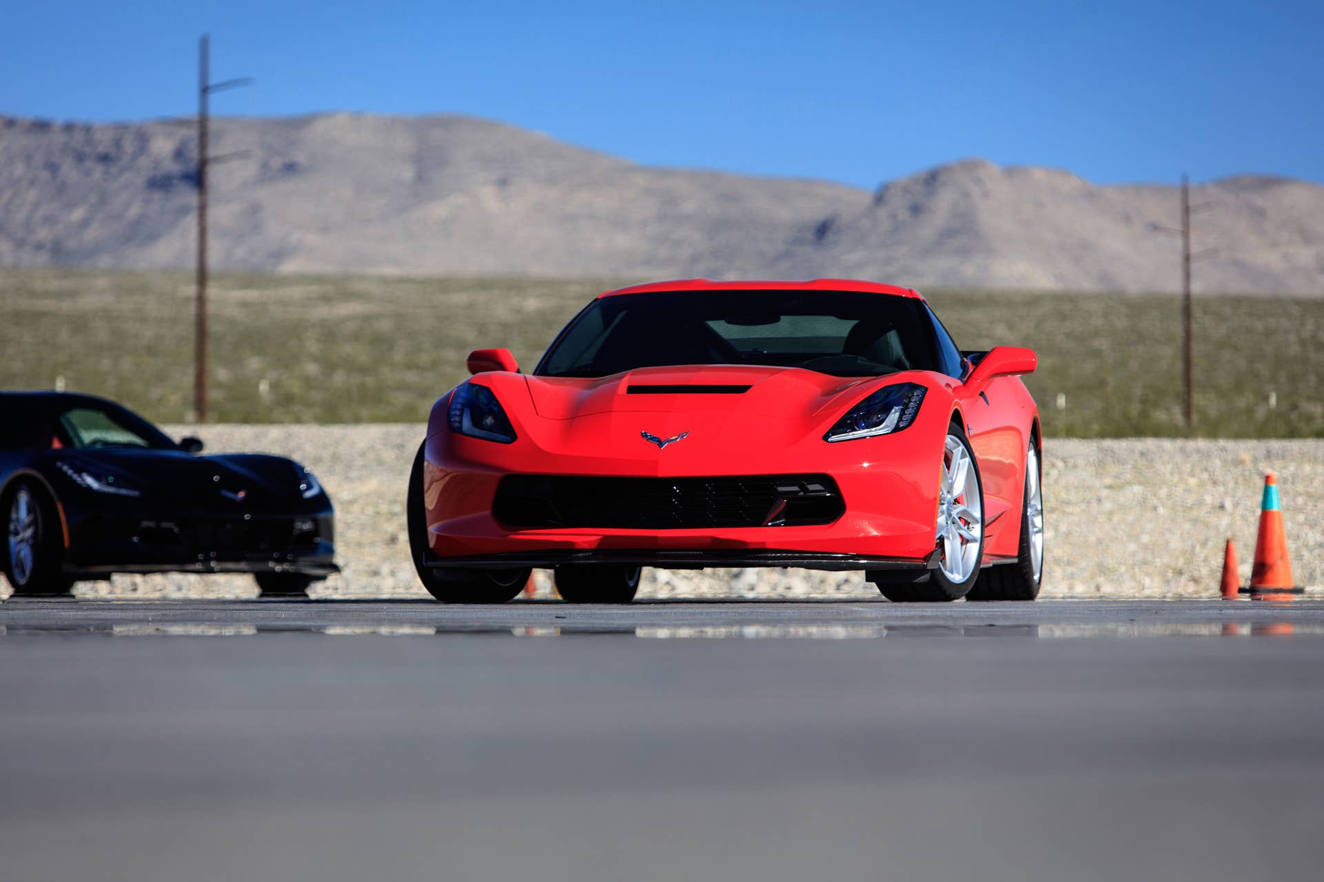 Chevy Corvette Stingray with Performance Parts Ron Fellows