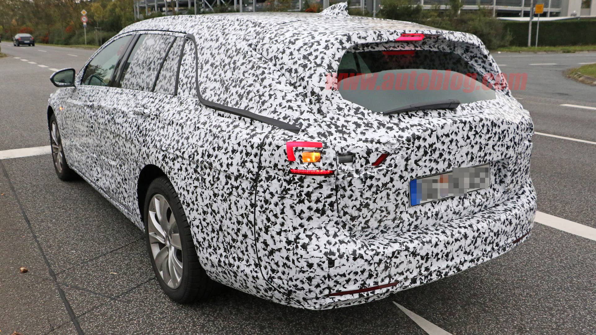 2018 Opel Insignia Grand Sport Tourer Spy Shots Rear End Exterior