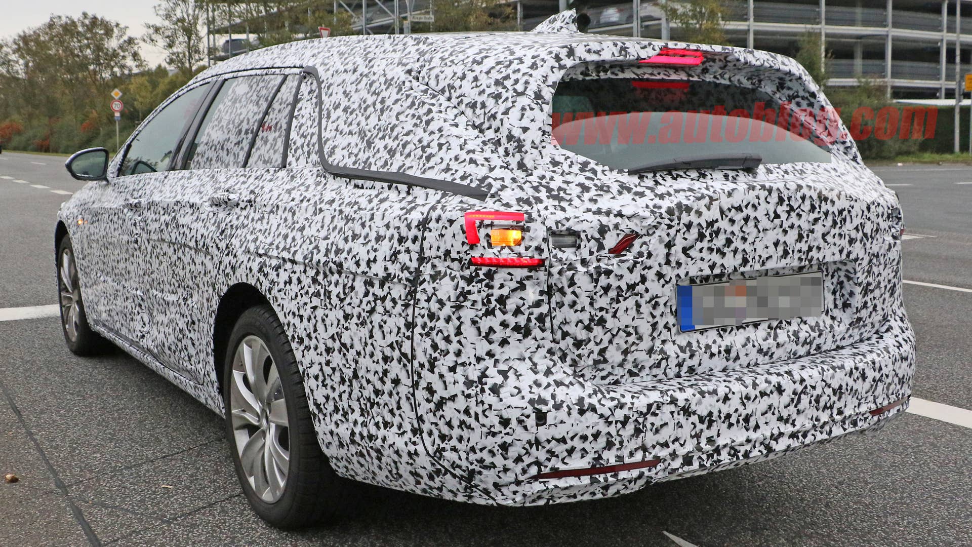 2018 Opel Insignia Grand Sport Tourer Spy Shots Rear End Exterior