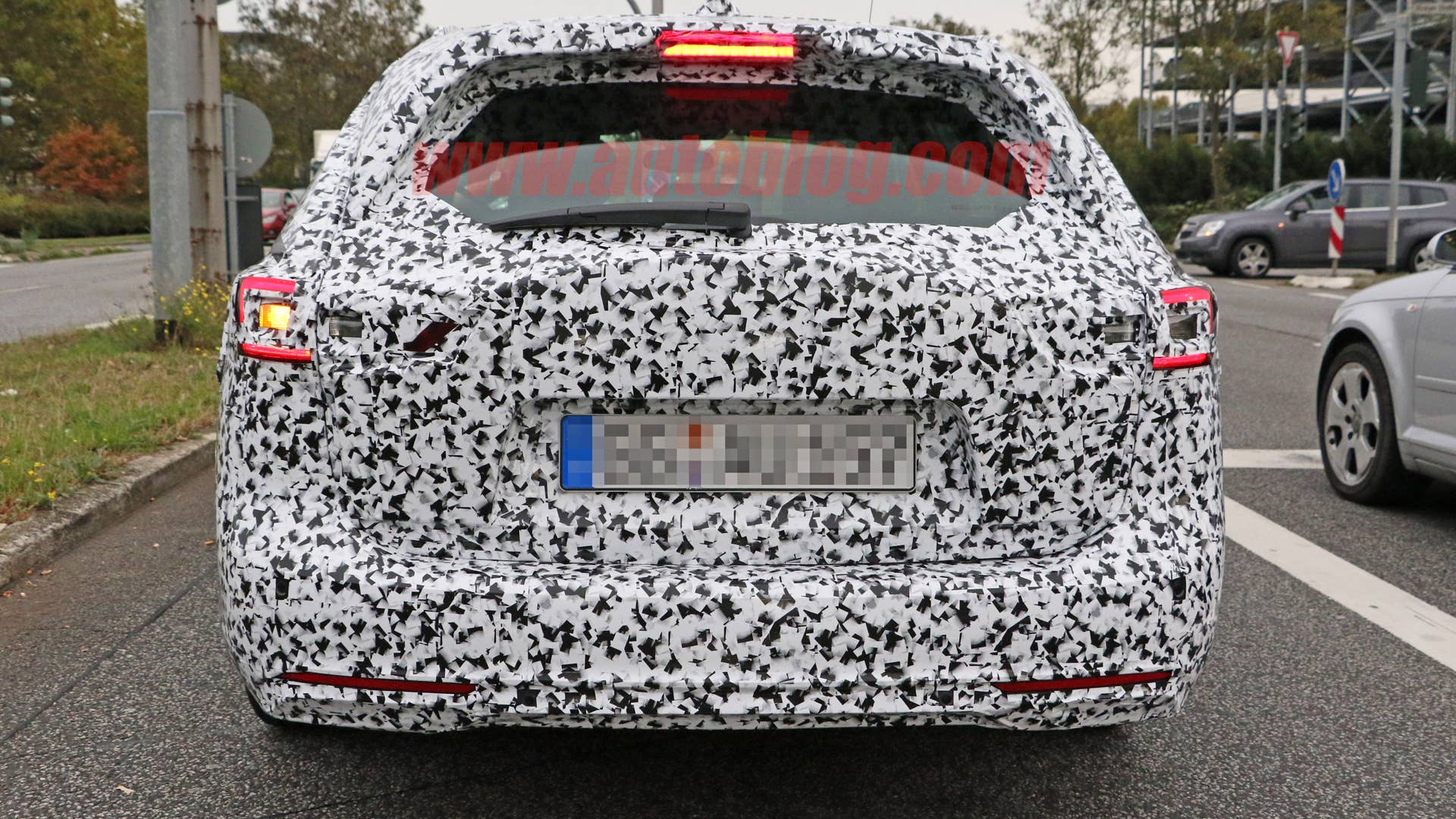 2018 Opel Insignia Grand Sport Tourer Spy Shots Rear End Exterior