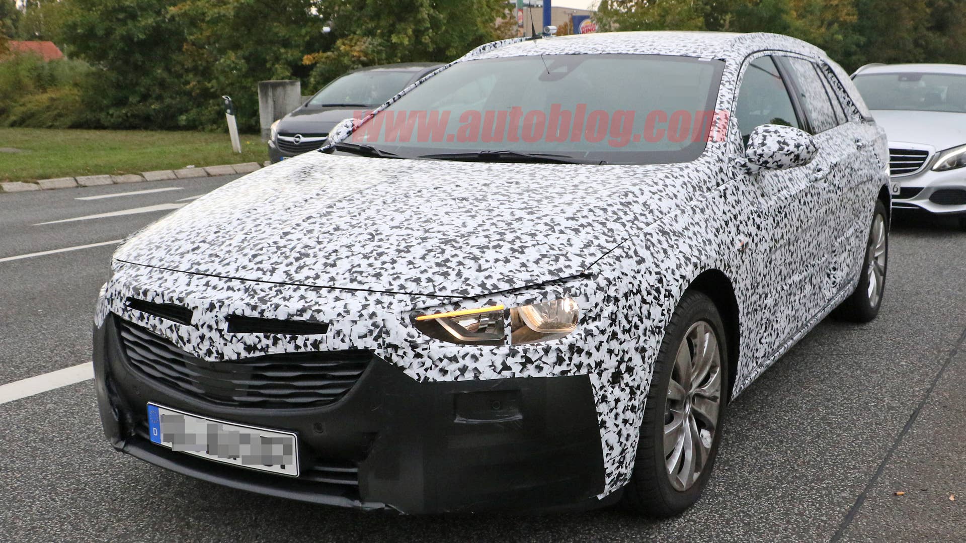2018 Opel Insignia Grand Sport Tourer Spy Shots Front End Exterior