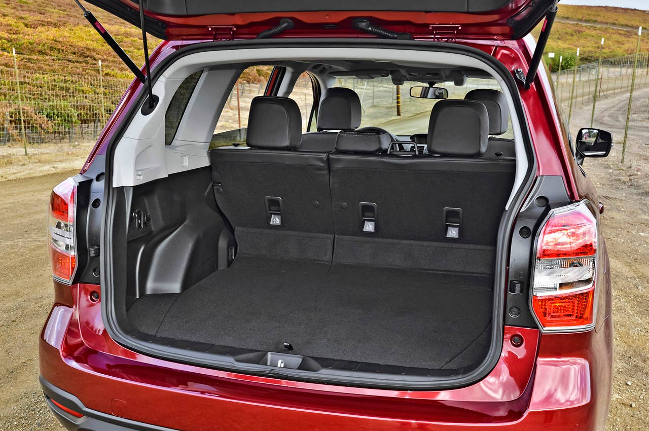 2014 Subaru Forester rear cargo area