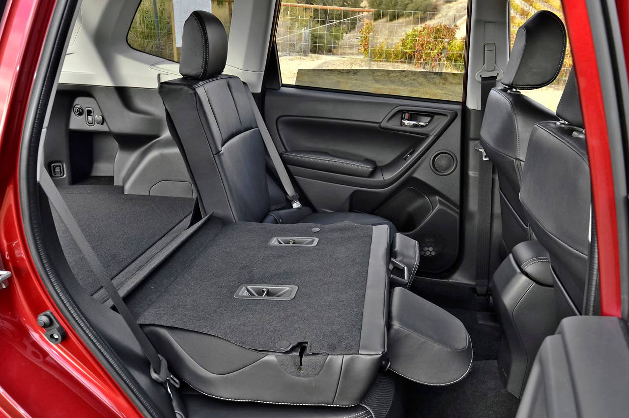 2014 Subaru Forester folded rear seat