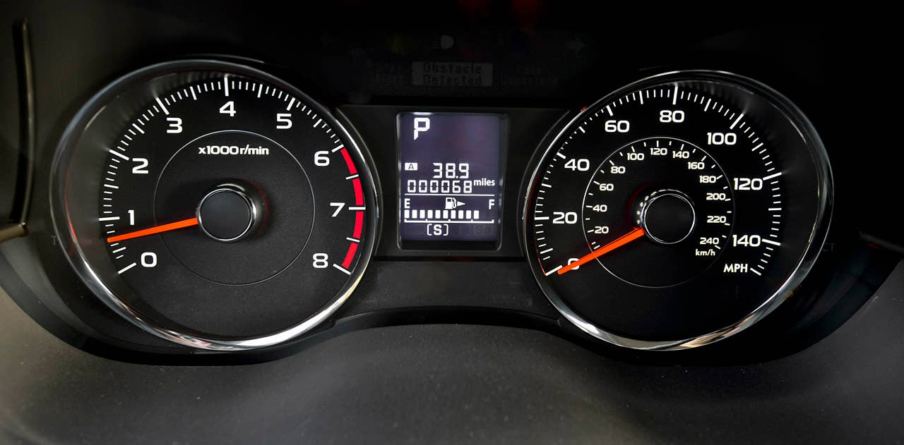 2014 Subaru Forester gauges