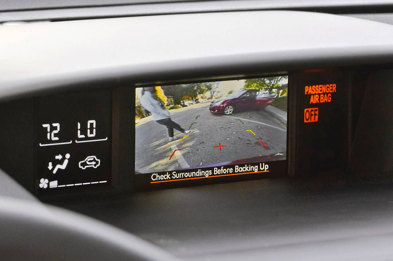 2014 Subaru Forester rear view camera display