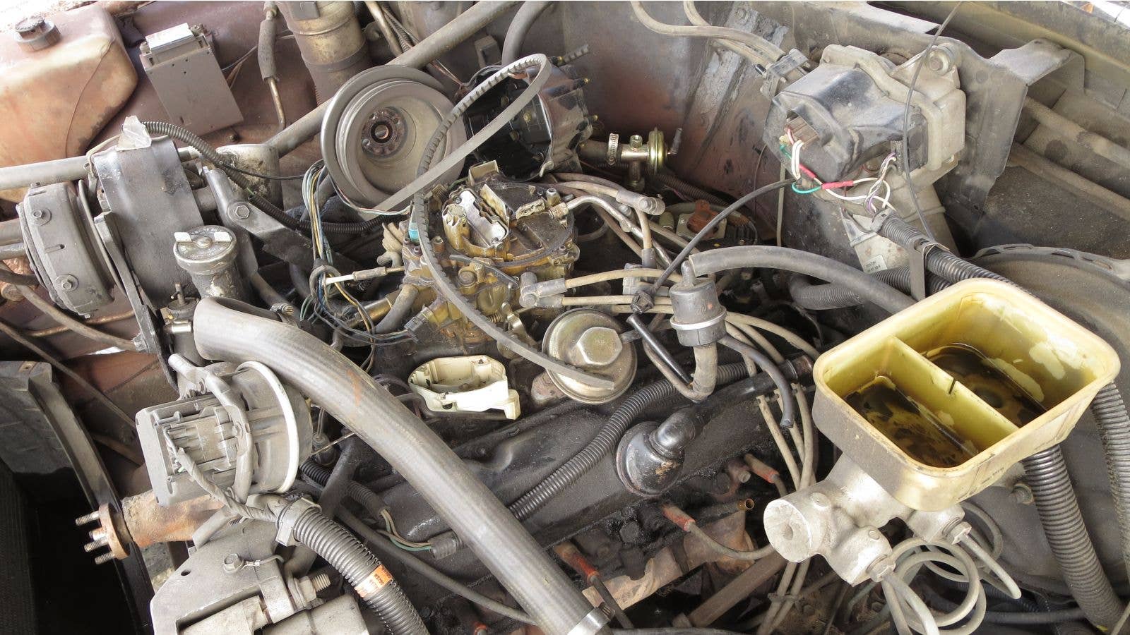 Oldsmobile 307 engine in 1987 Pontiac Safari wagon