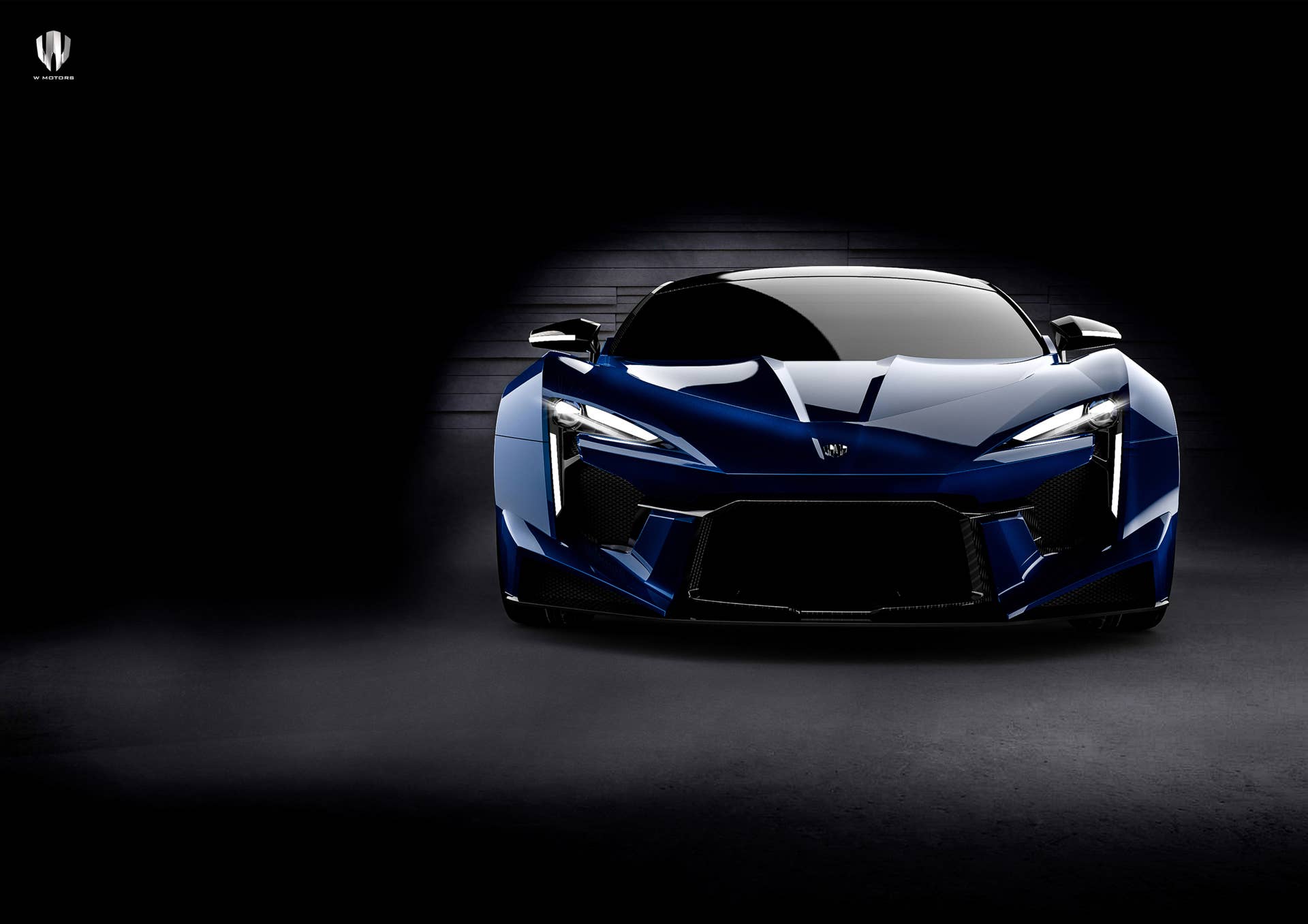 W Motors Fenyr SuperSport blue front