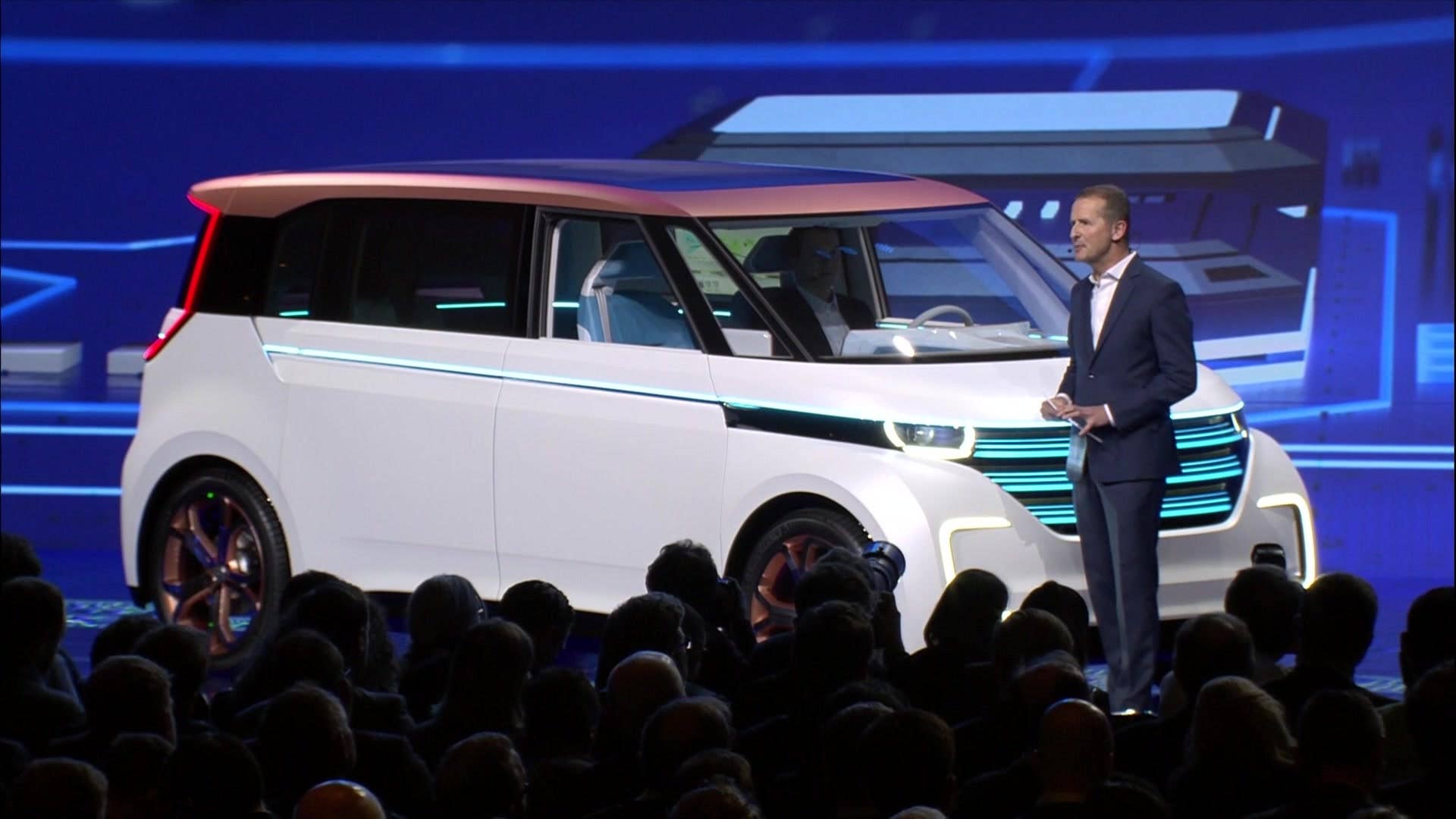 VW at CES Las Vegas 2016: Dr Herbert Diess on the VW Budd-E