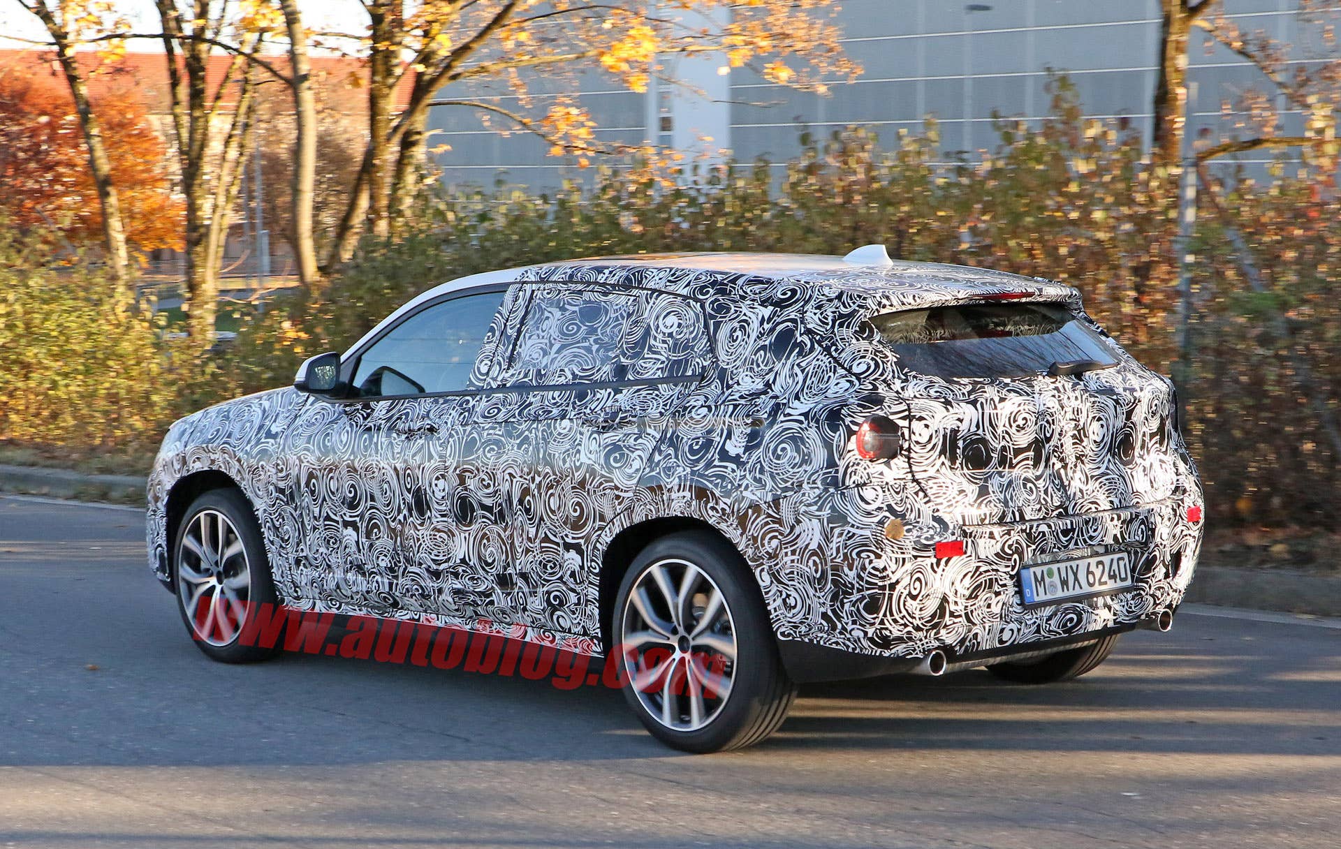 camouflage spied crossover bmw x2