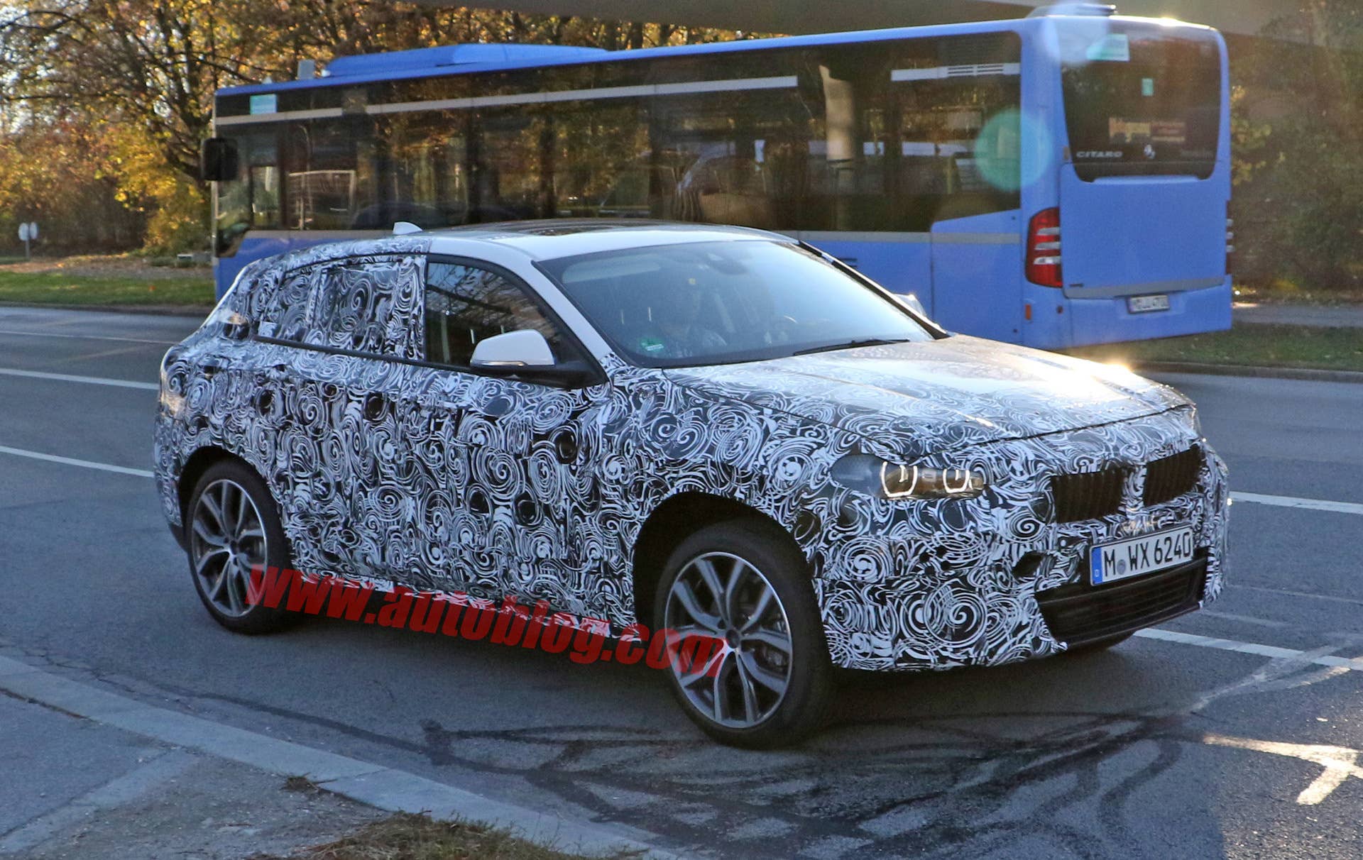 spied x2 cuv bmw spied bus
