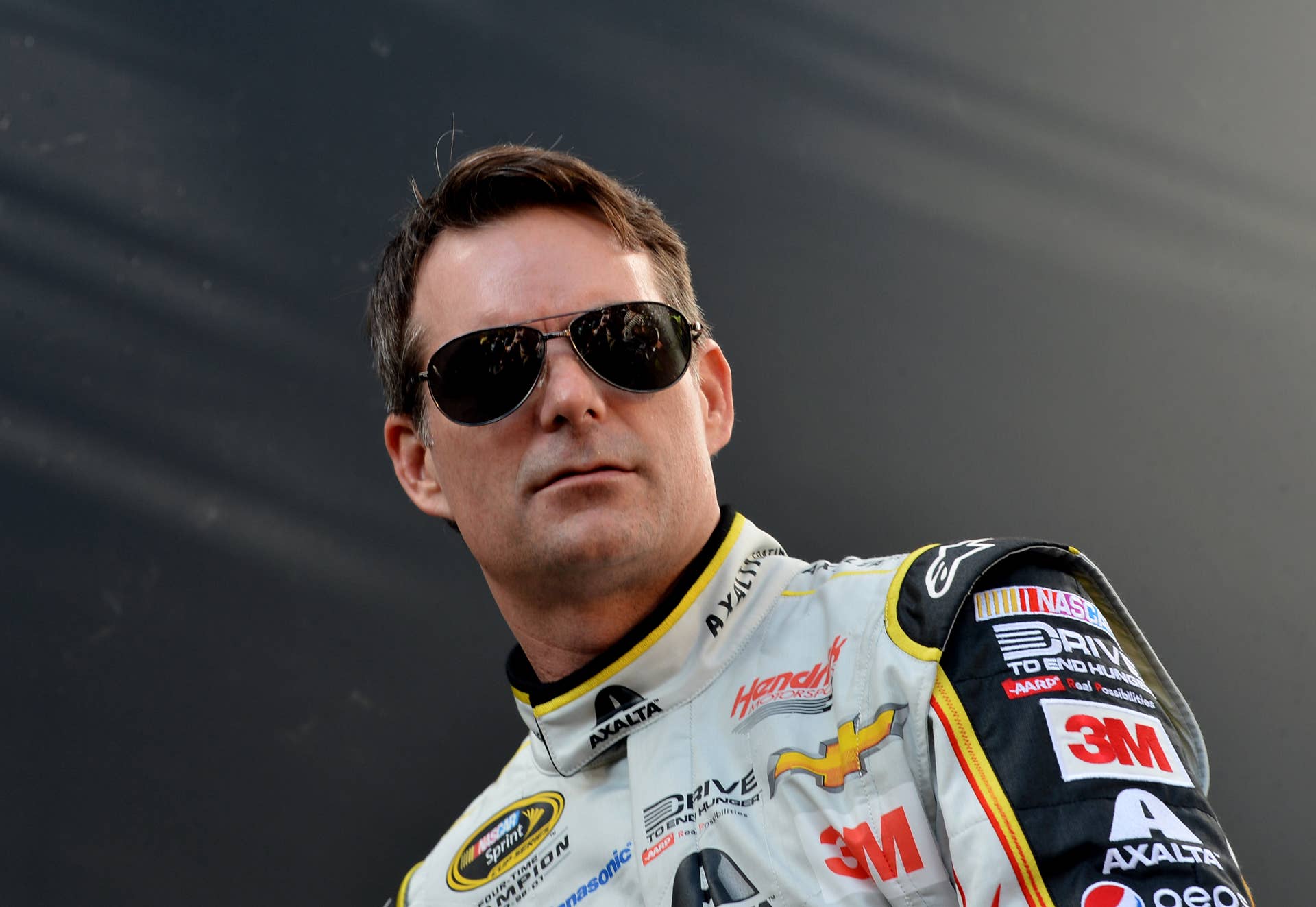 Nov 22, 2015; Homestead, FL, USA; NASCAR Sprint Cup Series driver Jeff Gordon before the Ford EcoBoost 400 at Homestead-Miami Speedway. Mandatory Credit: Jasen Vinlove-USA TODAY Sports