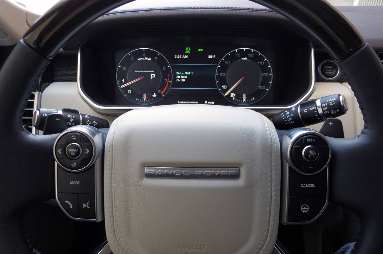 2013 Land Rover Range Rover steering wheel