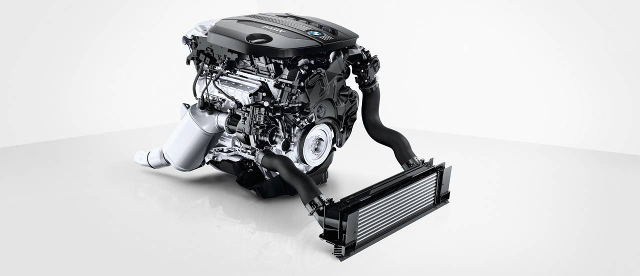 BMW 4-cylinder diesel engine with TwinPower Turbo (10/2011)