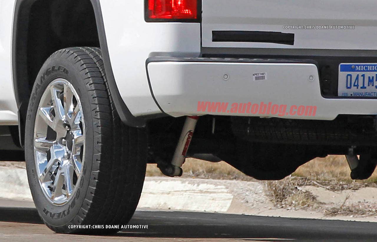 Chevrolet Silverado High Country Spy Shots suspension