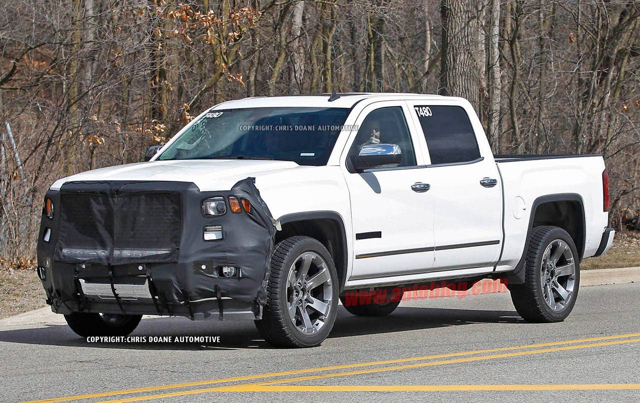 Chevrolet Silverado High Country Spy Shots side