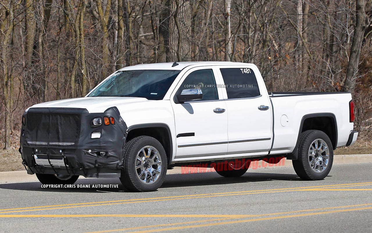 Chevrolet Silverado High Country Spy Shots front 3/4