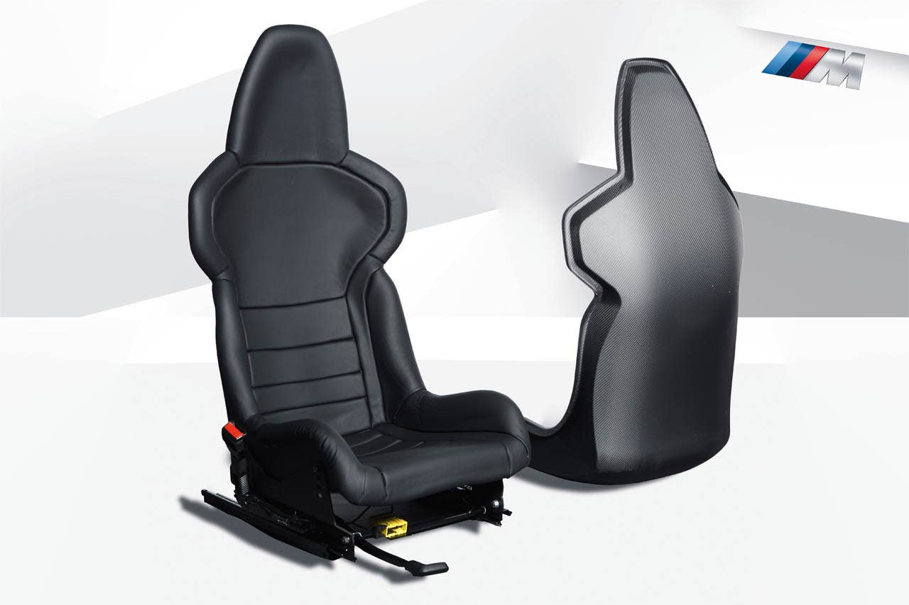 BMW EfficientDynamics Light Weight CFK-Seats (04/2011)