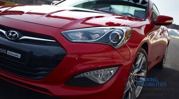 2013 Hyundai Genesis Coupe front