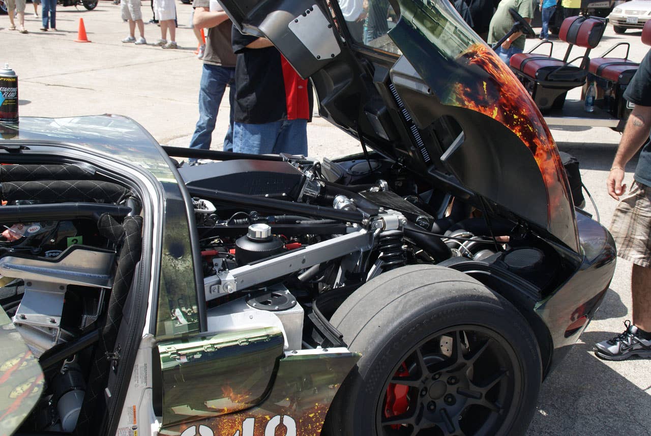 Mark Heidaker's world record Ford GT engine bay