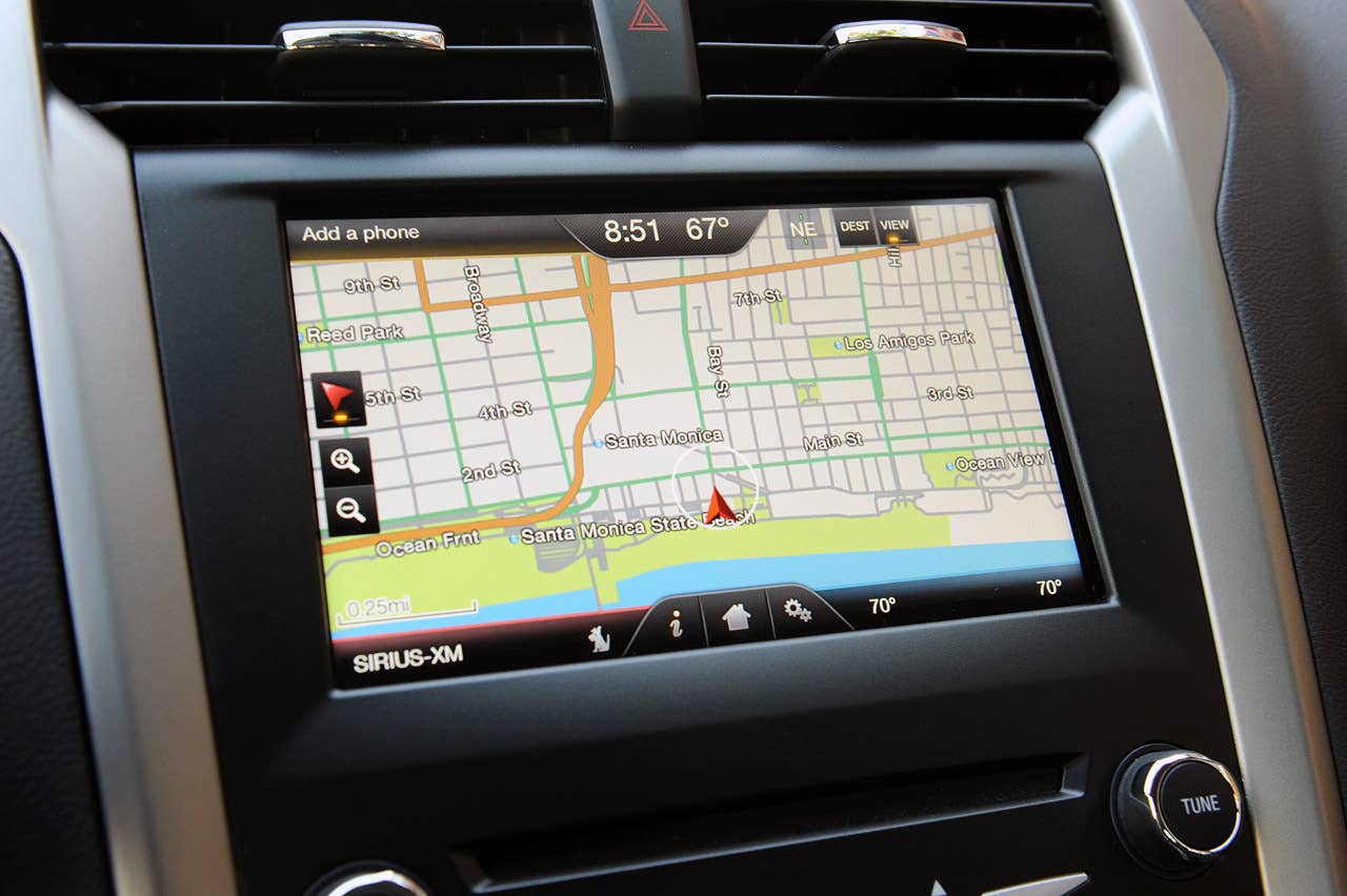 2013 Ford Fusion navigation system
