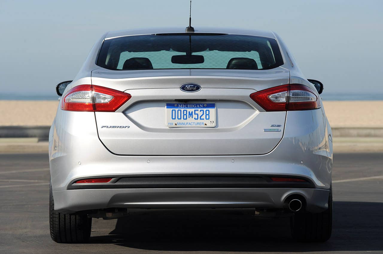 2013 Ford Fusion rear view