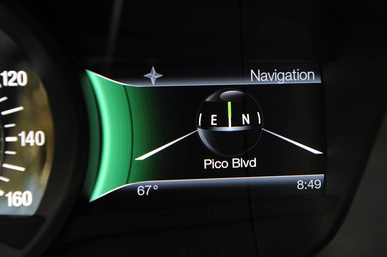 2013 Ford Fusion navigation display