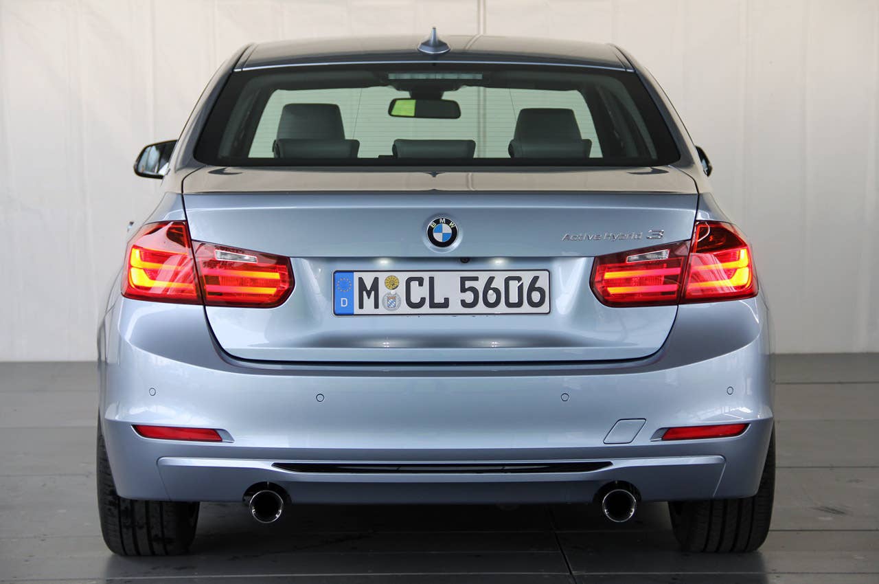 2013 BMW ActiveHybrid 3 rear view
