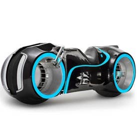 Evolve Xenon electric motorcycle is a replica of thet light cycle in the movie Tron