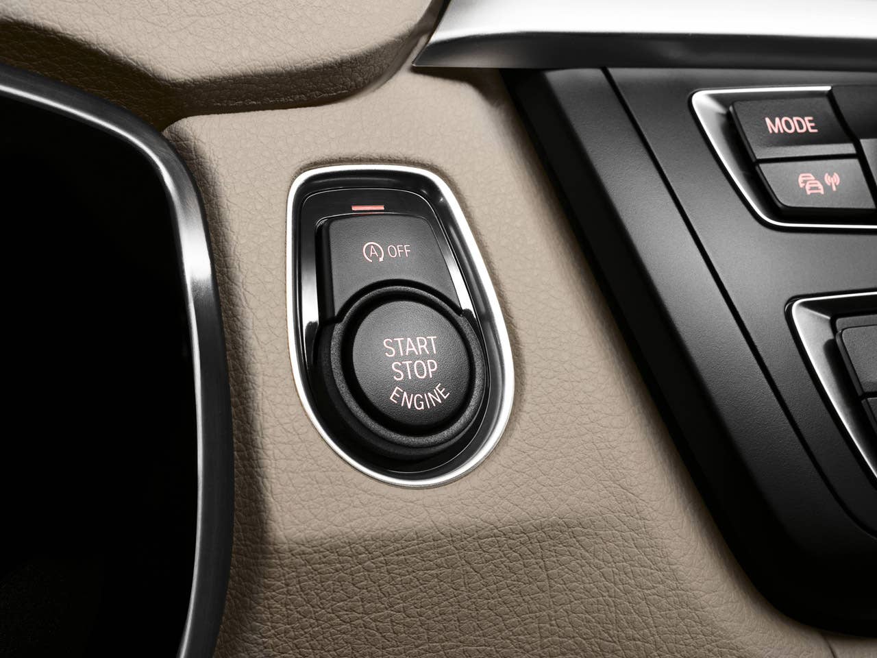 New BMW 3 Series: Start button (10/2011)