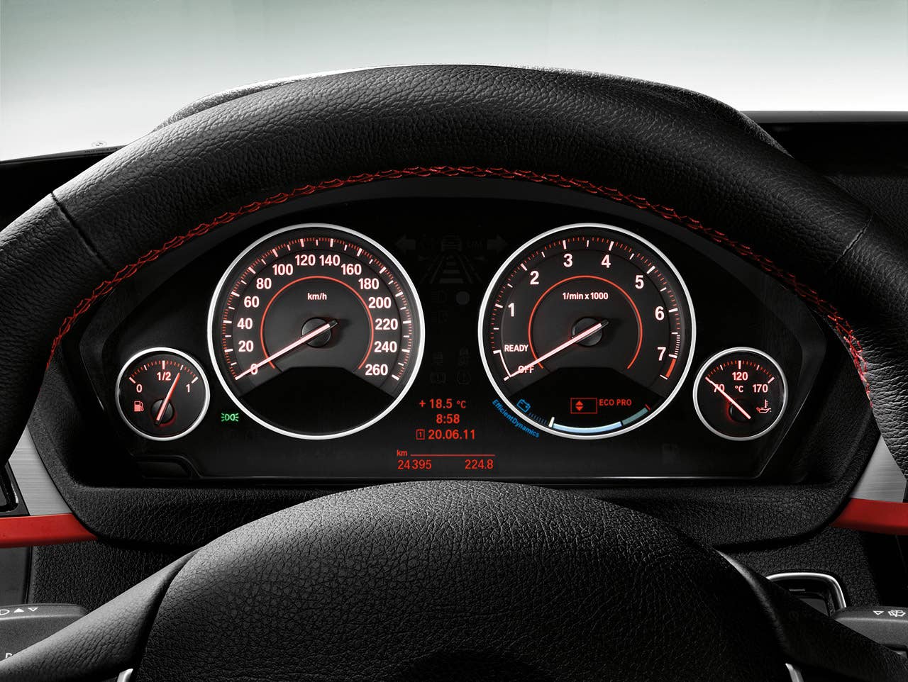 New BMW 3 Series: Instruments Sport Line (10/2011)