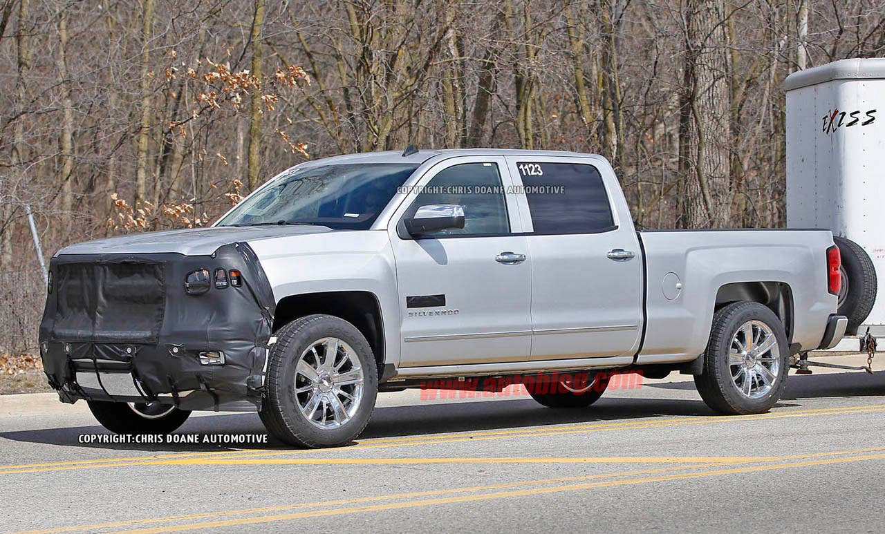 Chevrolet Silverado High Country Spy Shots side