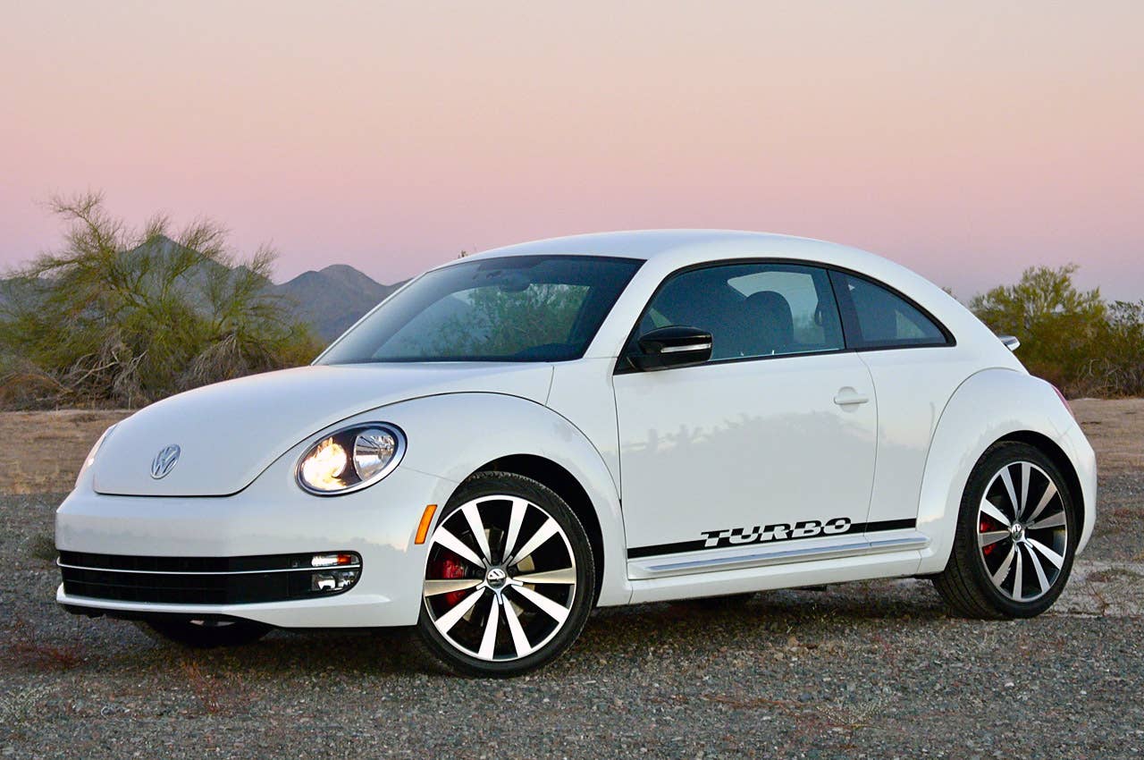 2012 Volkswagen Beetle Turbo front 3/4 view