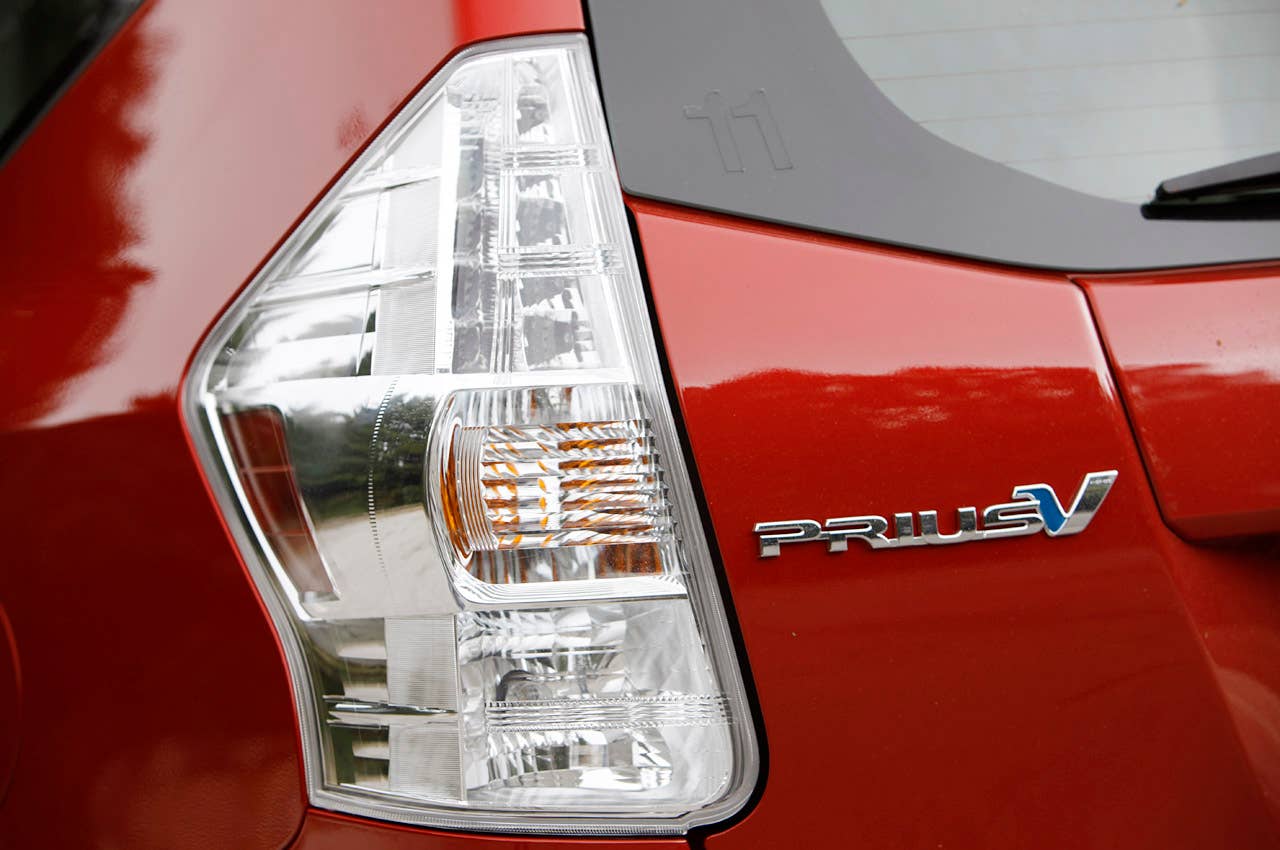 2012 Toyota Prius V taillight