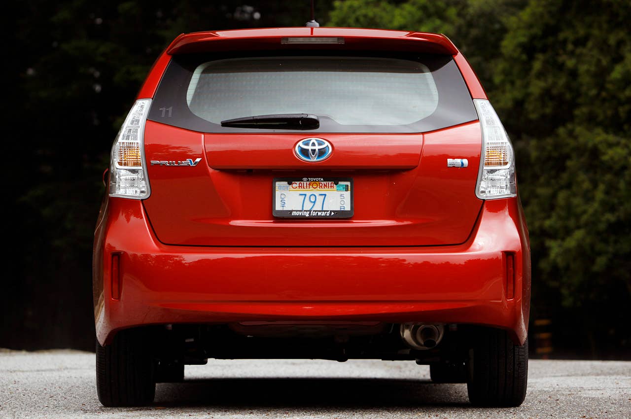 2012 Toyota Prius V rear view