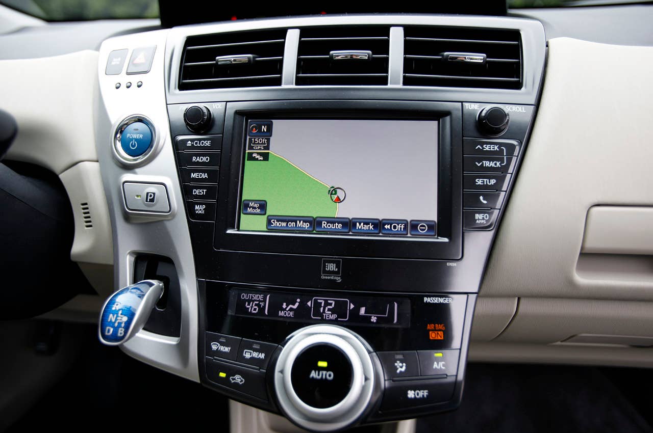 2012 Toyota Prius V instrument panel