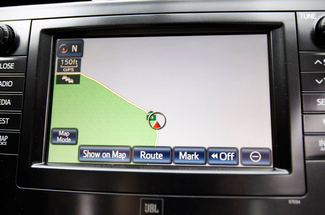 2012 Toyota Prius V navigation system