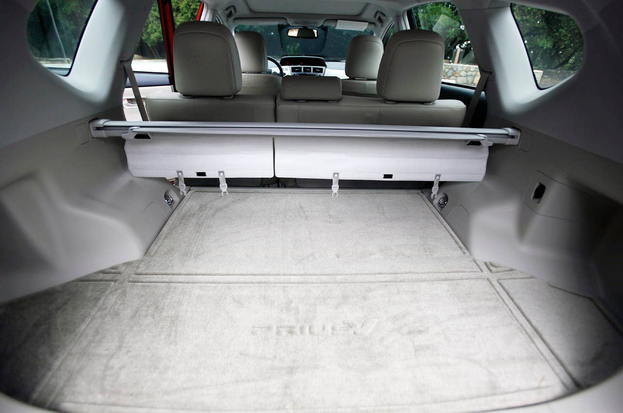 2012 Toyota Prius V rear cargo area