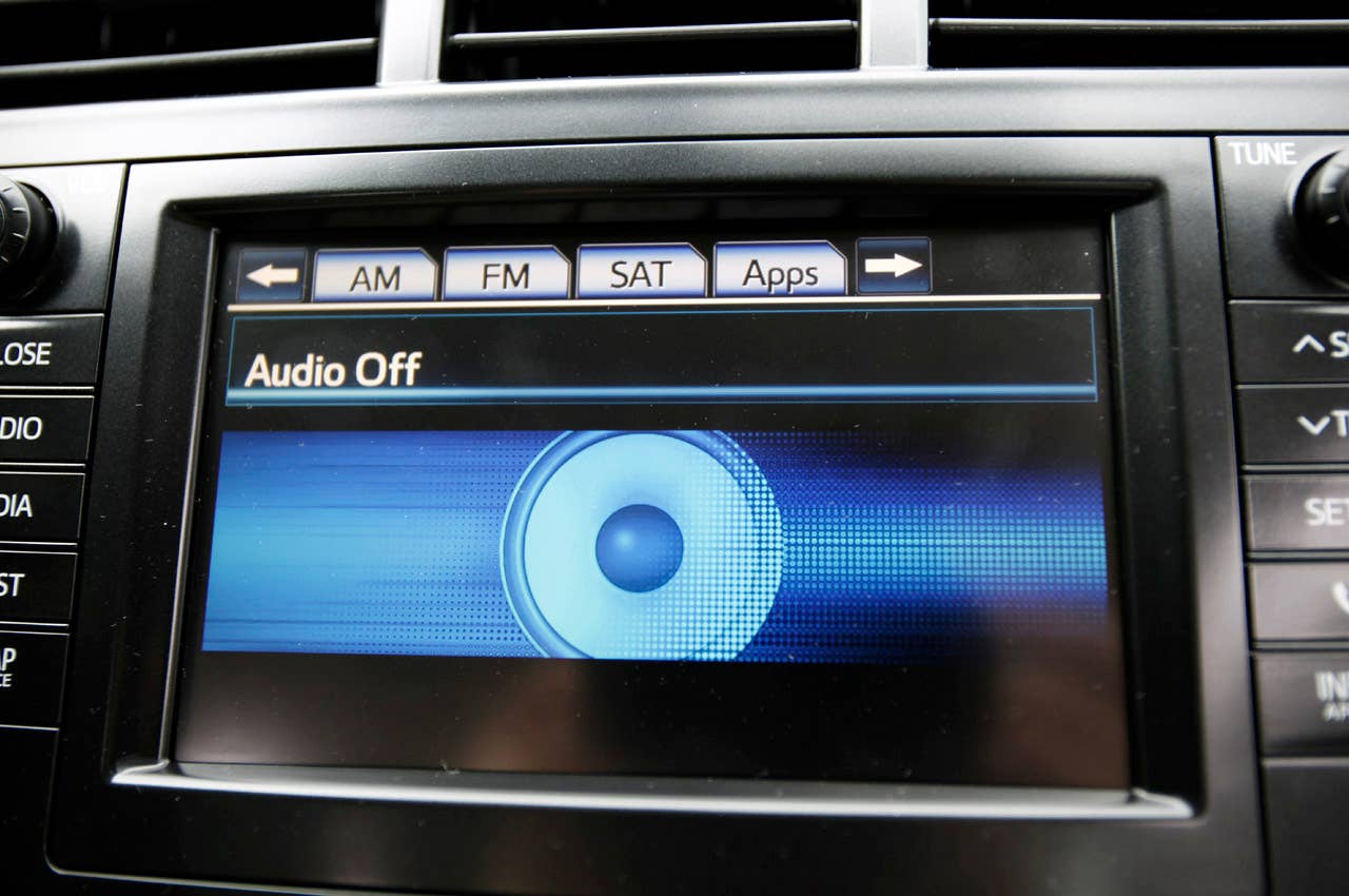 2012 Toyota Prius V audio system