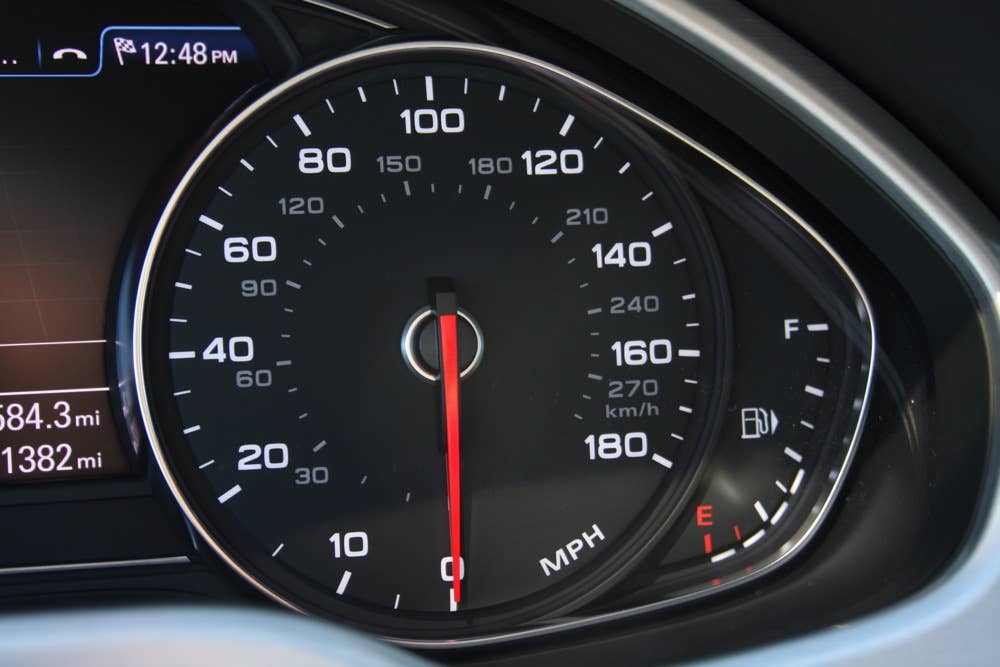 2011 Audi A8 speedometer