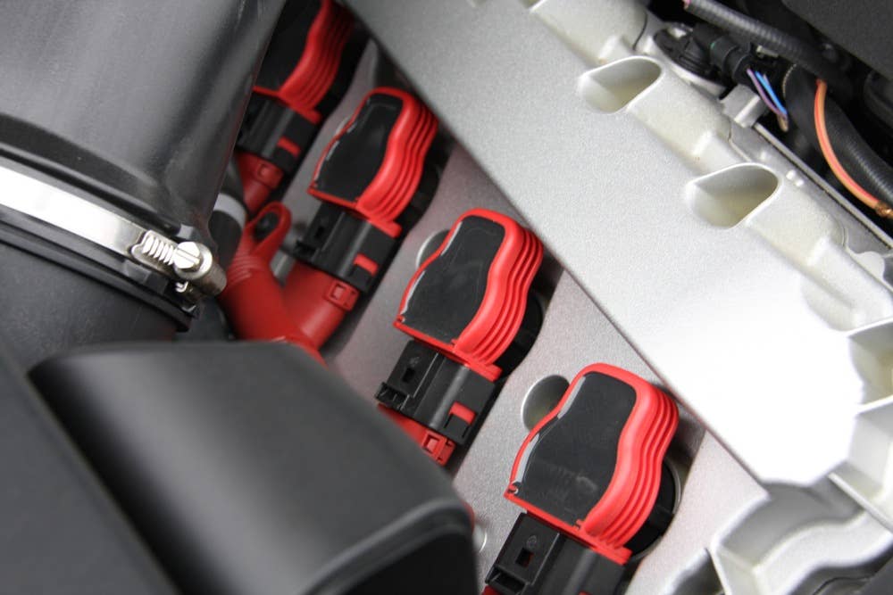 2011 Audi A8 engine detail