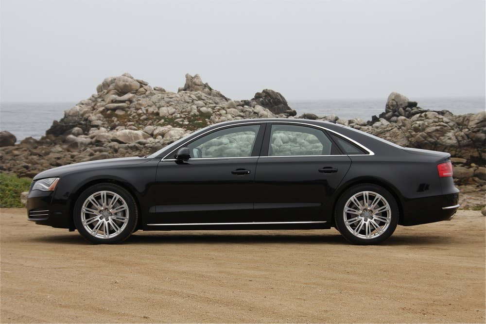 2011 Audi A8 side view