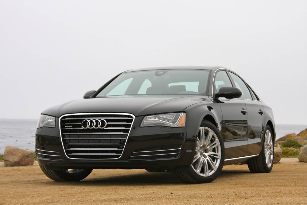 2011 Audi A8 front 3/4 view