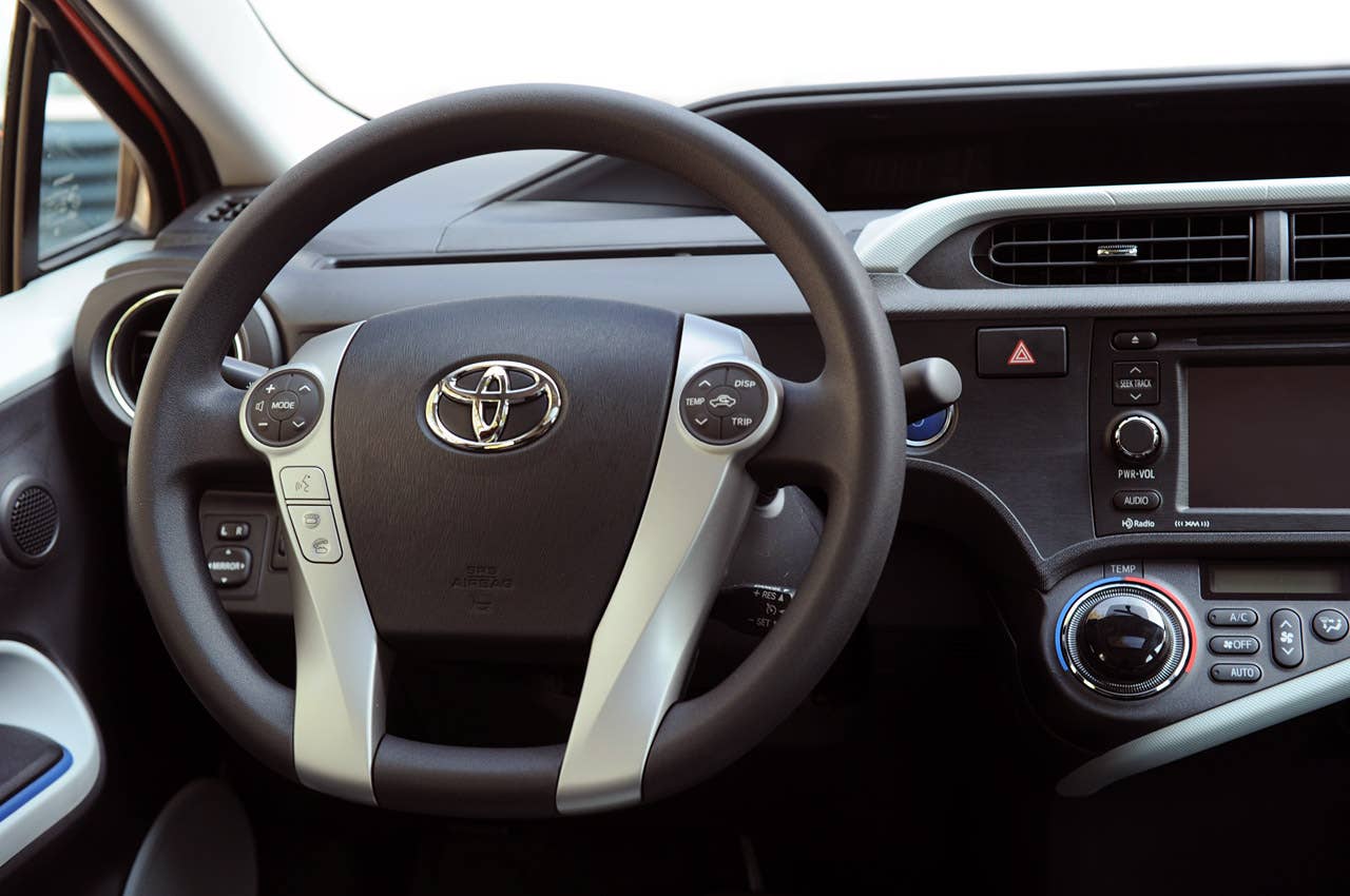 2012 Toyota Prius C interior