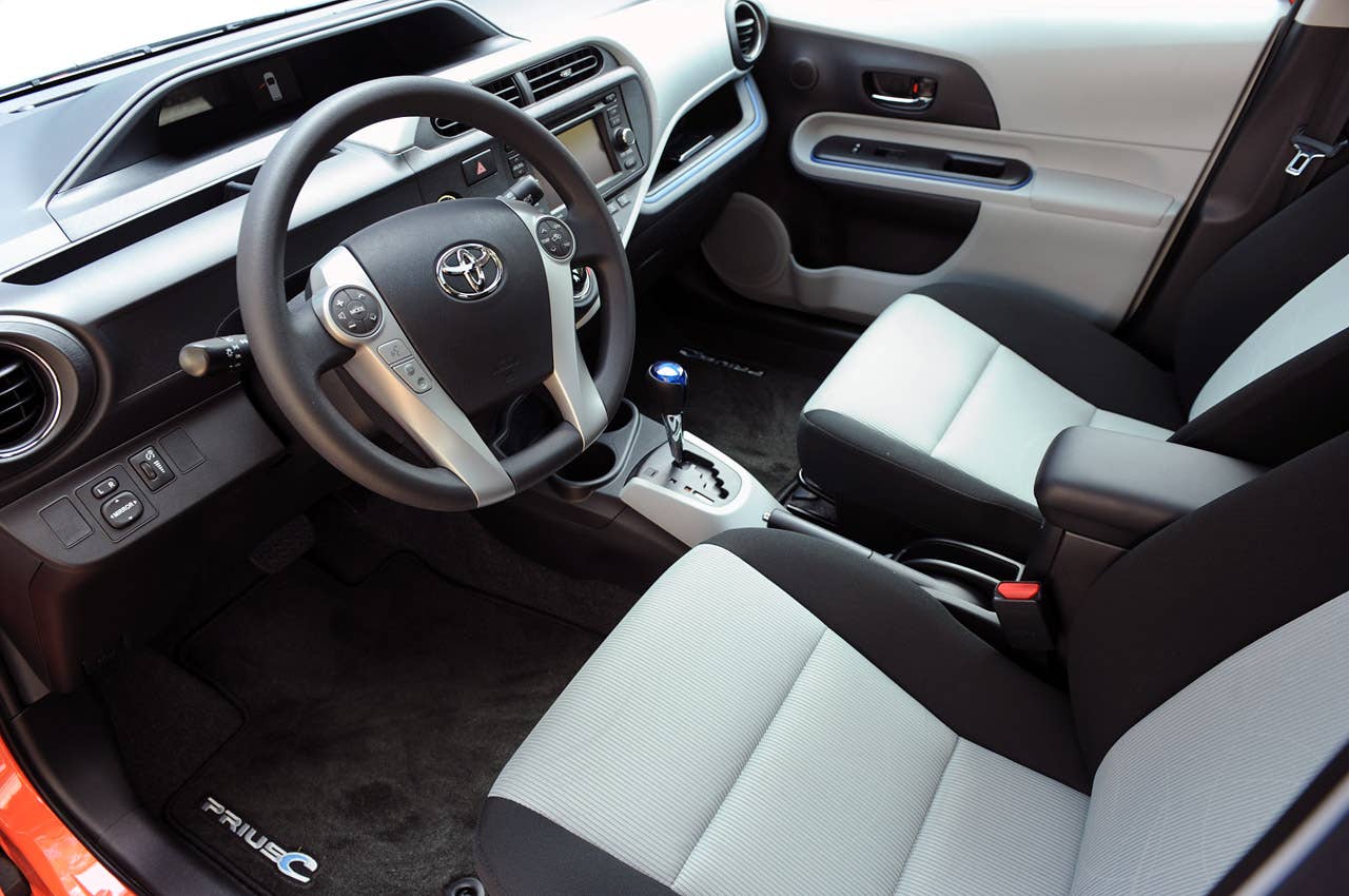2012 Toyota Prius C interior