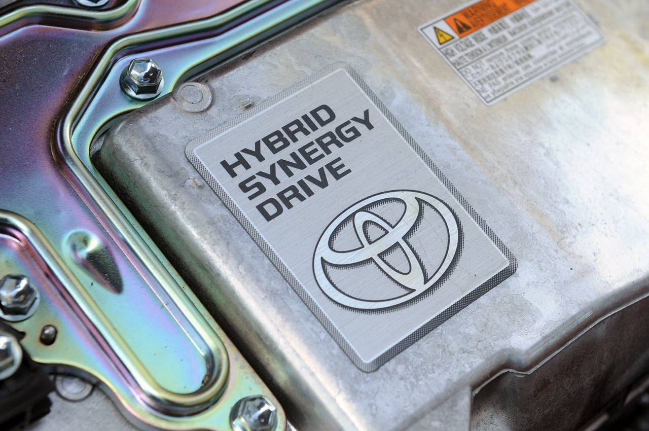 2012 Toyota Prius C engine detail