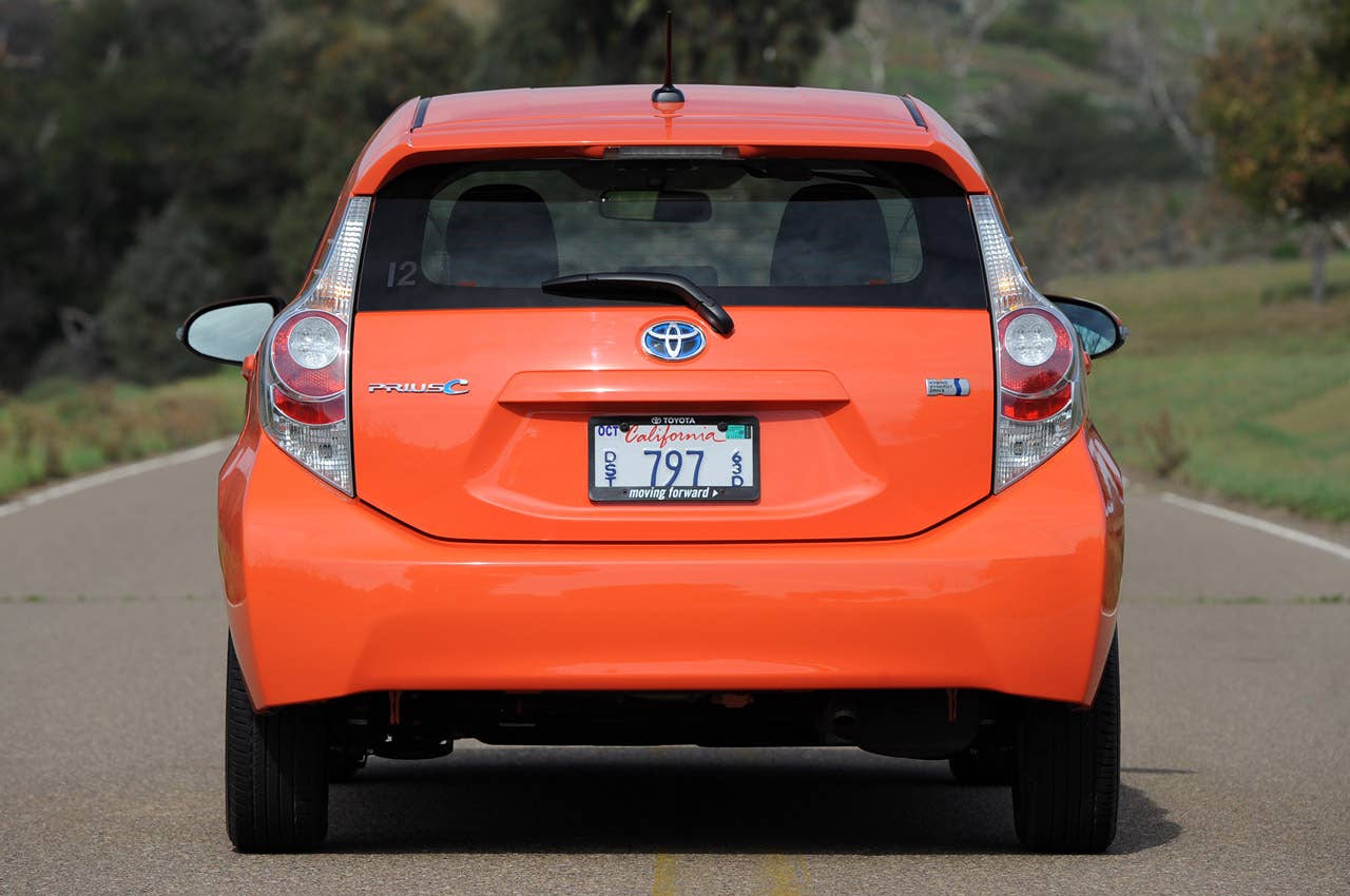 2012 Toyota Prius C rear view